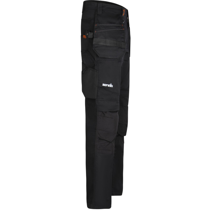 Scruffs Trade Flex werkbroek met kniezakken 52R zwart