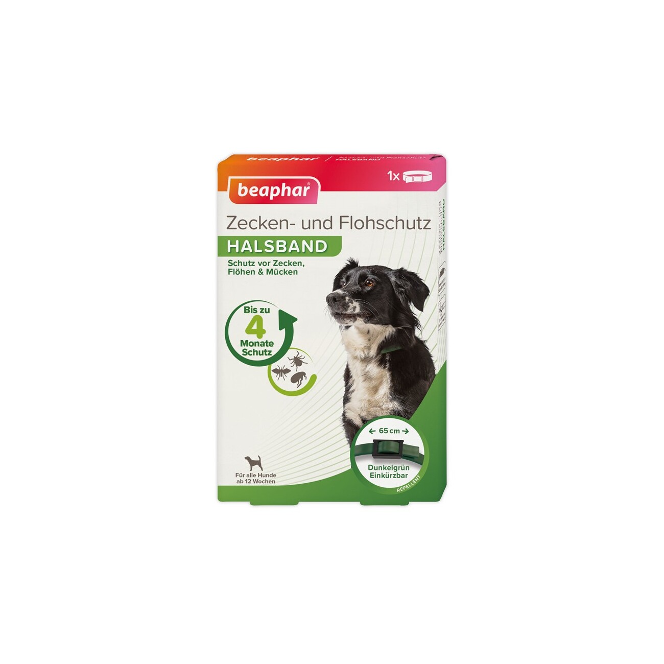 Beaphar Zecken- und Flohschutz Halsband für Hunde