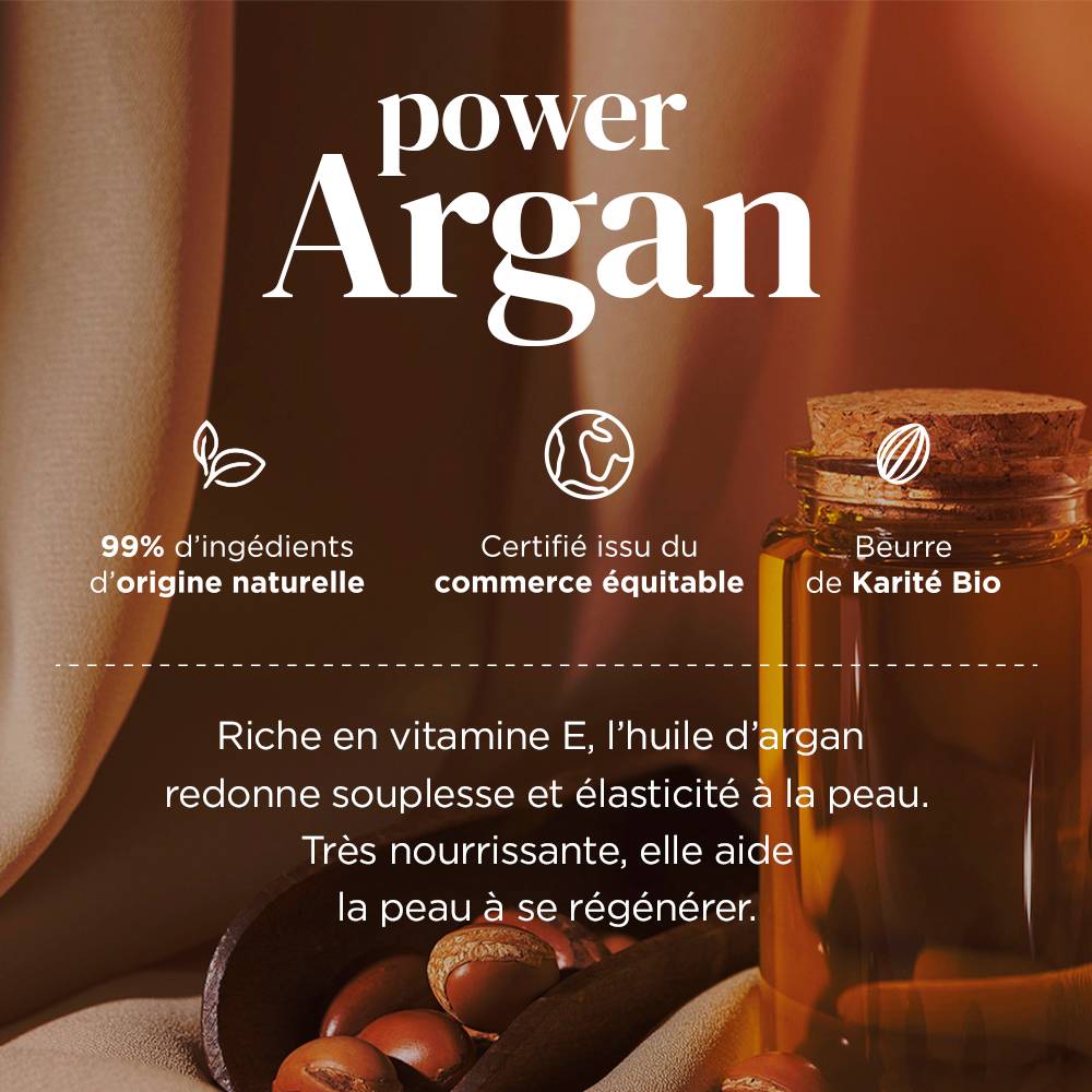 Power argan - Crème corps nourrissante 250ml