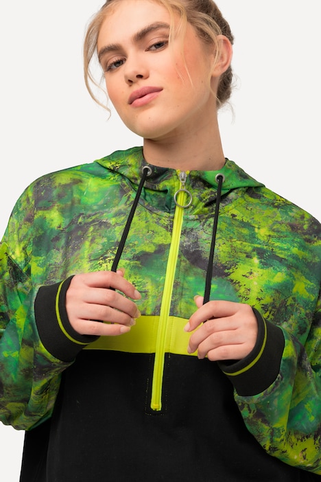 Hoodie, schnelltrocknend, Kapuze, Tunnelzug, Langarm