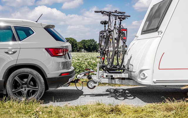 LAS BC260 Deichsel Fahrradträger für 2 Fahrräder