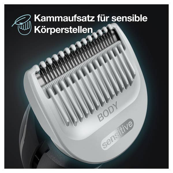 Braun Bodygroomer Series 5 5350, Bodygroomer für Männer, sanftes Ganzkörper-Bodygrooming