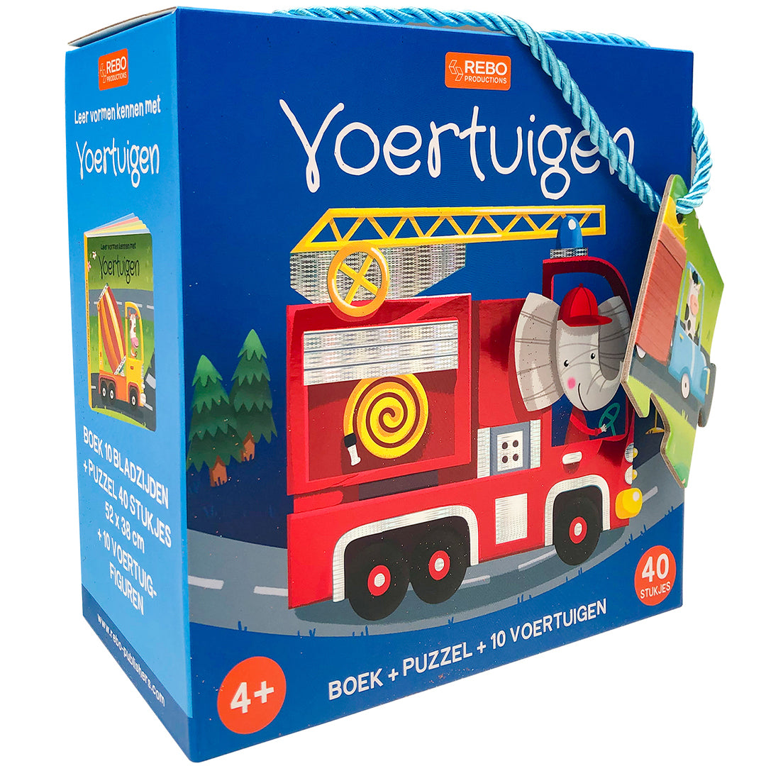 Uitgeverij rebo box voertuigen
