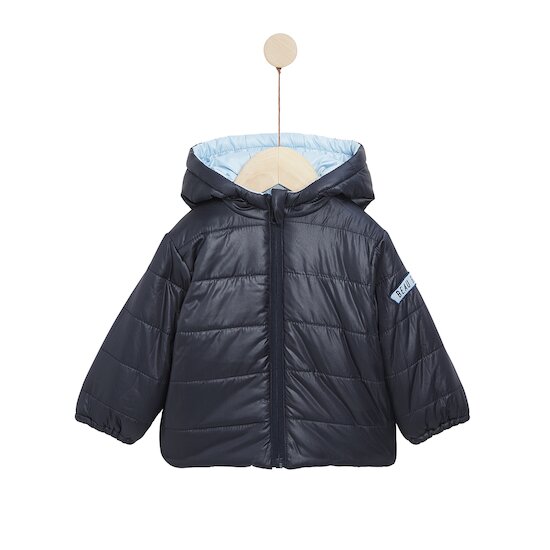 Bleu Château Parka réversible à capuche   Blue Montmartre        de               Marèse