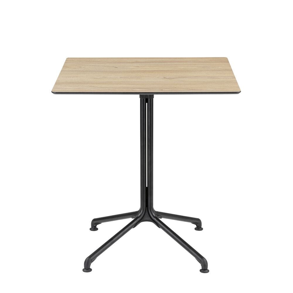 Zentraler Tischfuß in Standardhöhe Horizon Stahl Schwarz Noir