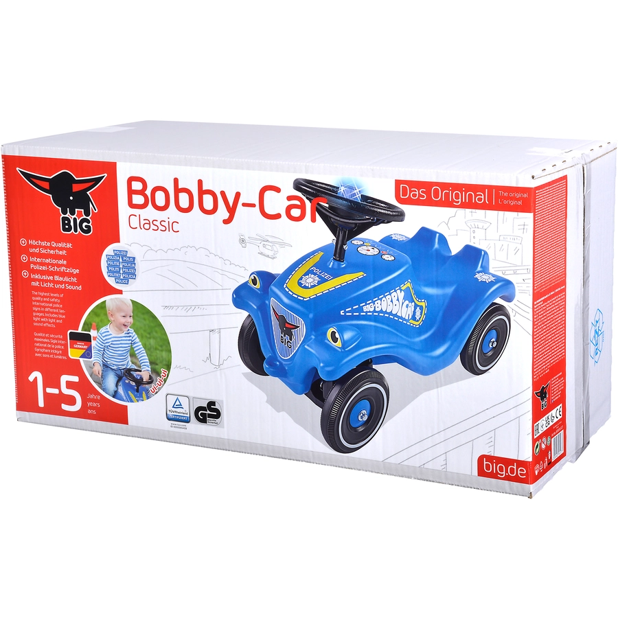 BIG Bobby Car Classic Police blau