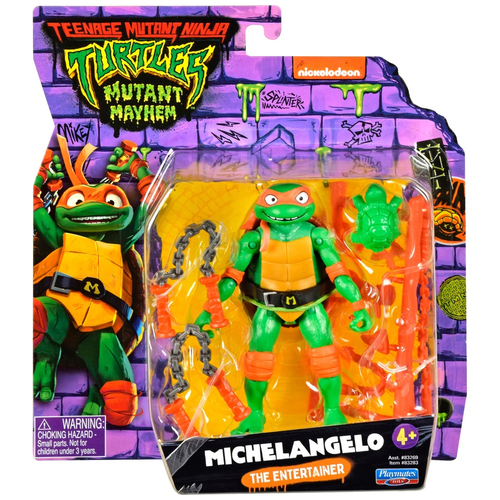 Teenage Mutant Ninja Turtles Mutant Mayhem Basisfigur - Michelangelo