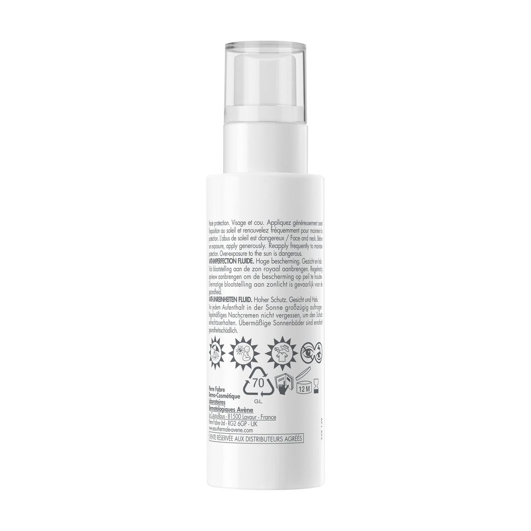 AVENE  Protetor Solar Fluído Anti-Imperfeições SPF50 - 40ml