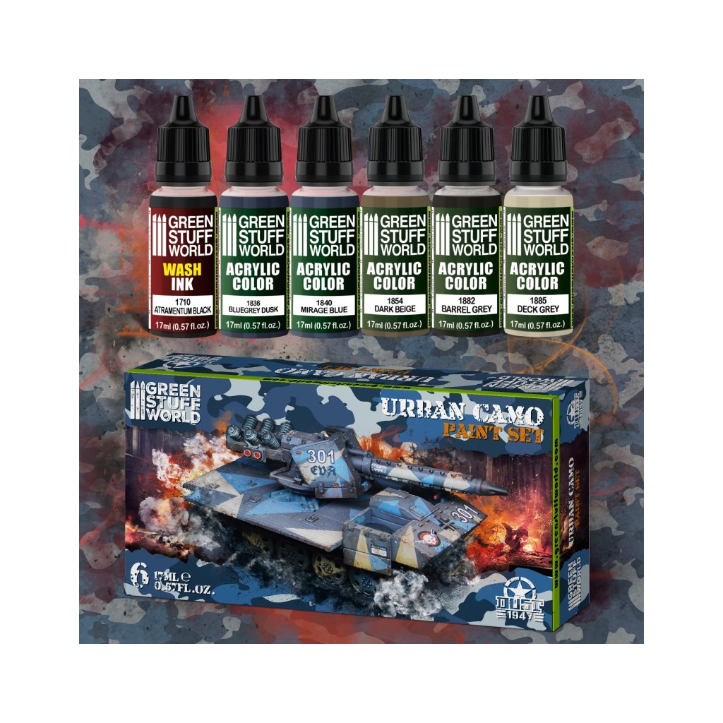 Set de Peinture - Camouflage Urbain