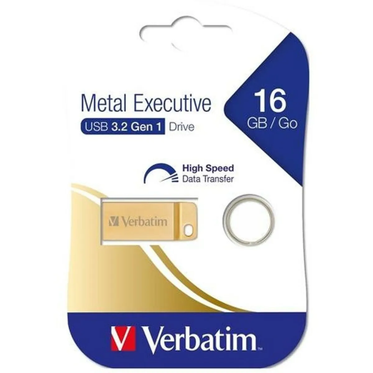 Verbatim Metal Executive Doré 16Go