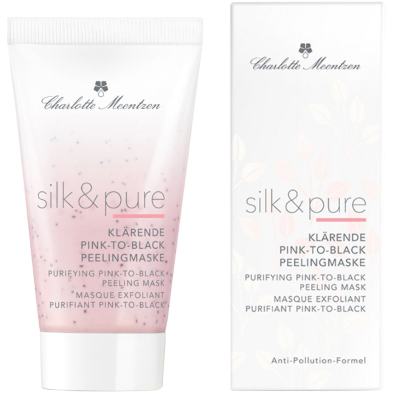 Charlotte Meentzen, Silk & Pure Klärende Pink-to-Black-Peelingmaske