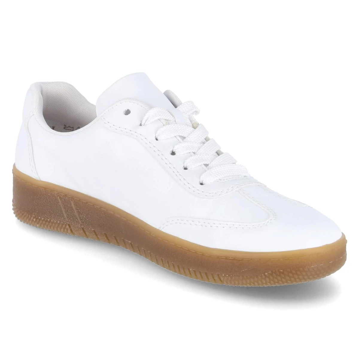 RiekerLow Sneaker - weiss/camel