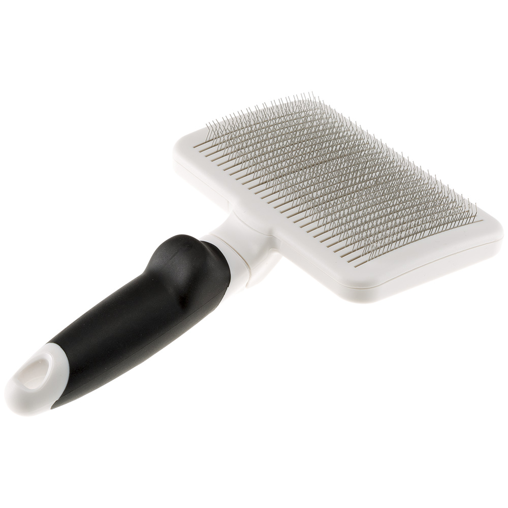 Carde pour chiens et chats gro 5770, taille l, brosse, soin du sous-poil, pour poil moyen et long