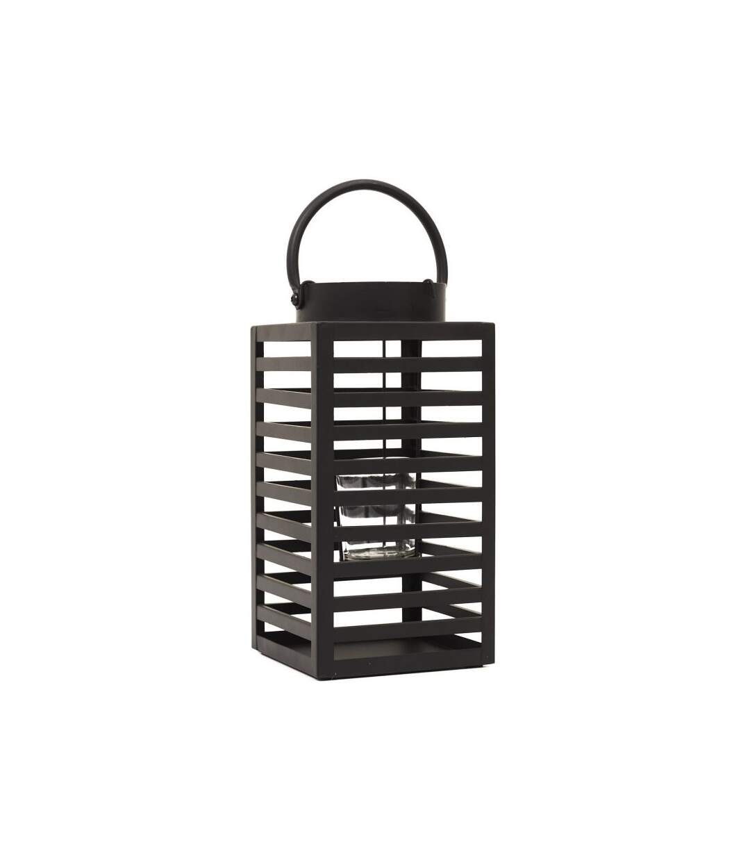 Paris Prix - Lanterne Design En Métal girona 24cm Noir