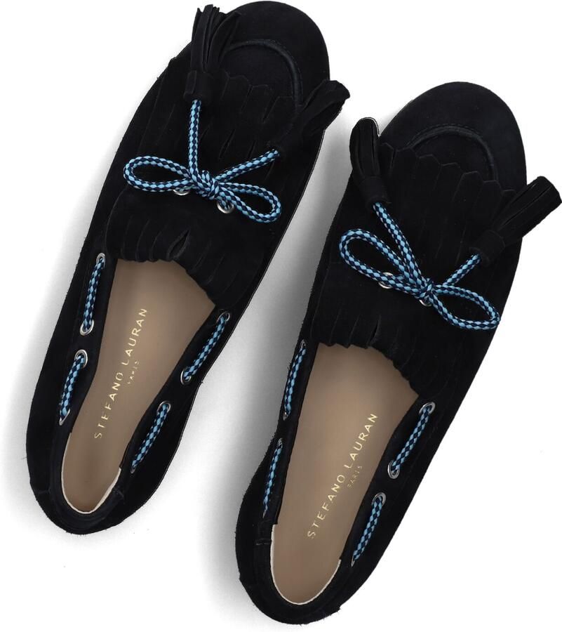 STEFANO LAURAN Loafers Dames Michela Maat: 37 Materiaal: Suède Kleur: Zwart