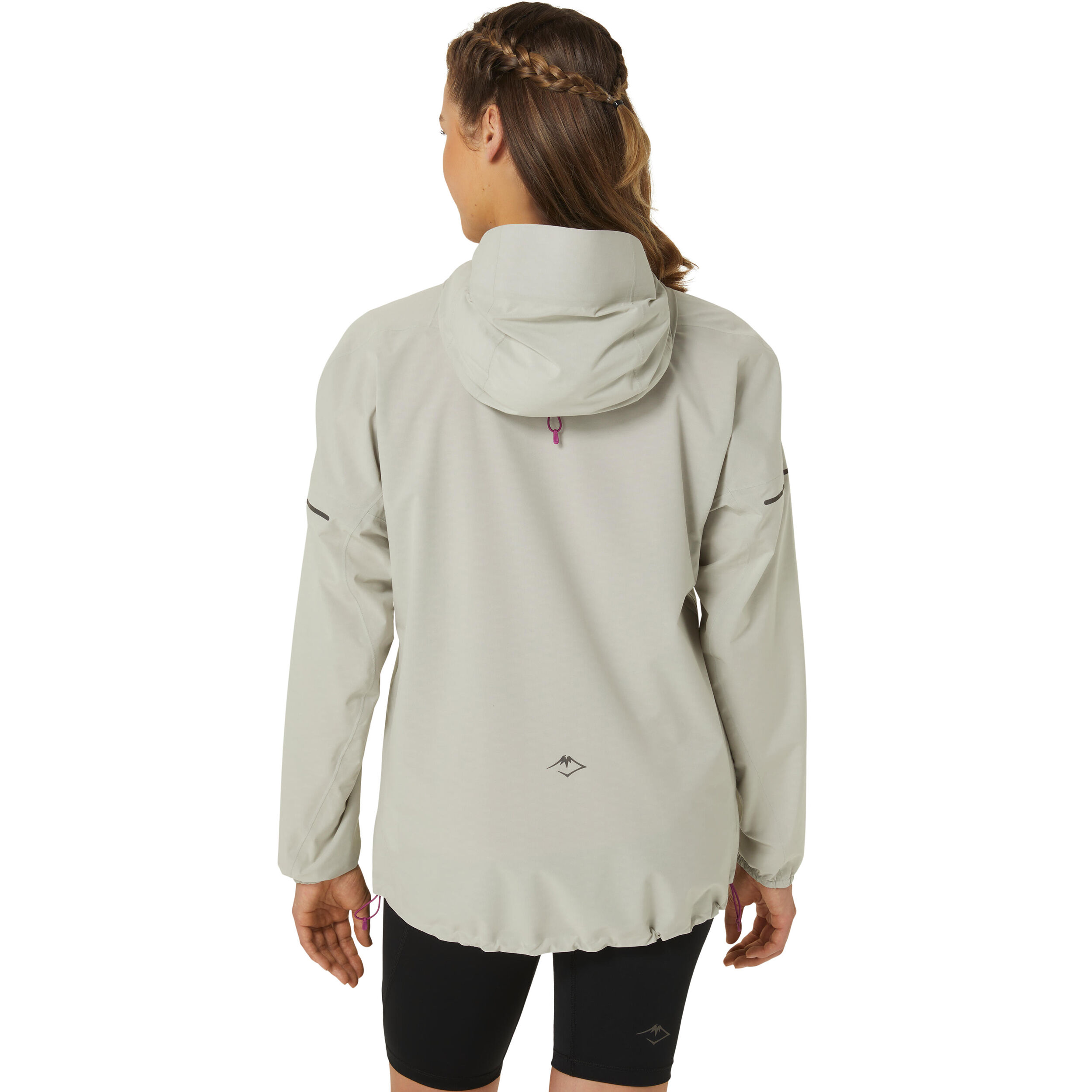 ASICS Fujitrail Waterproof Veste Running Femmes - Crème