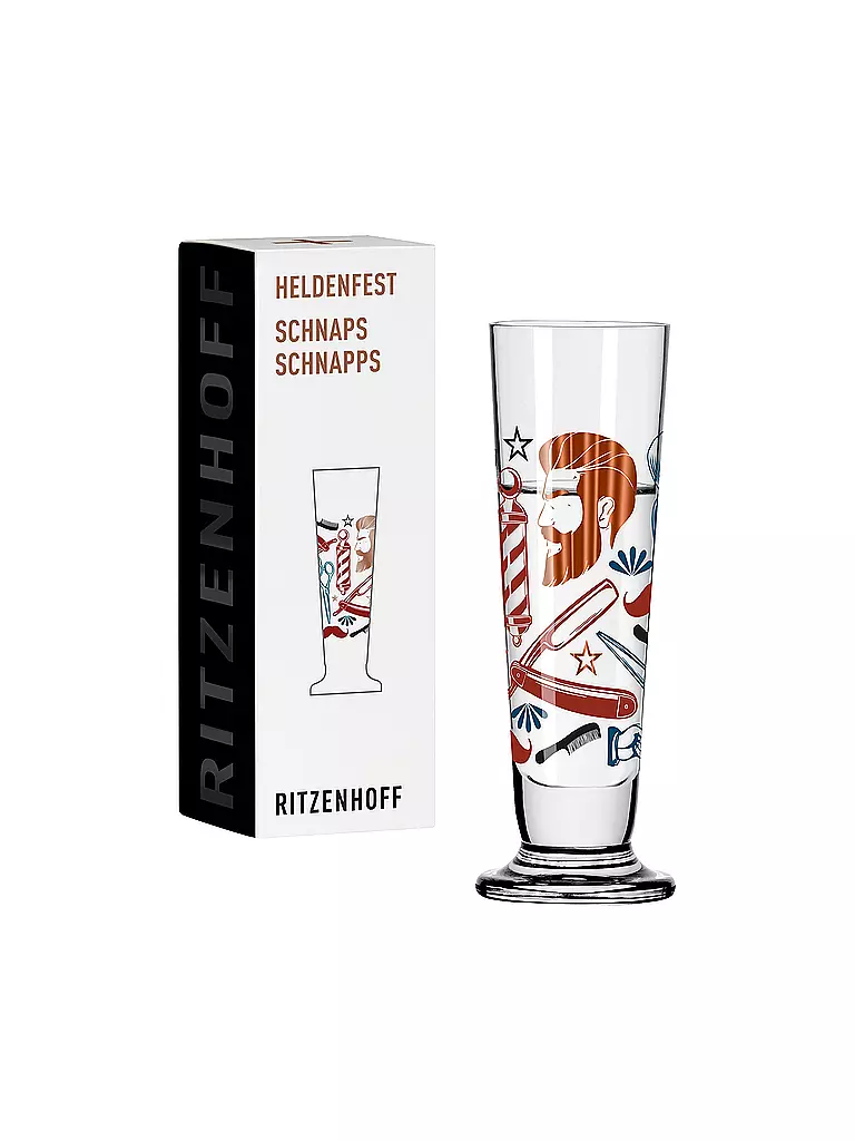 RITZENHOFF Schnapsglas Heldenfest 2022 #11 Rebecca Buss bunt