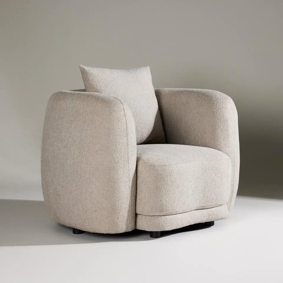 Fauteuil Beige Stof - 110x97x72cm - Cielo