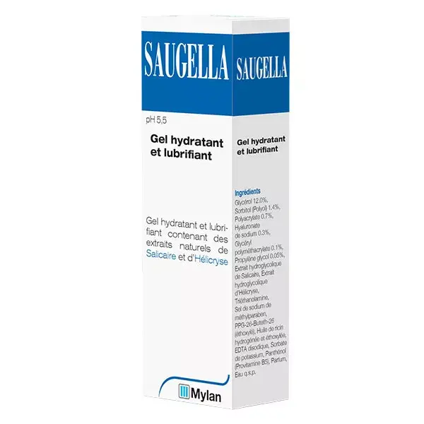 Gel hidratante e lubrificante Saugella 30ml
