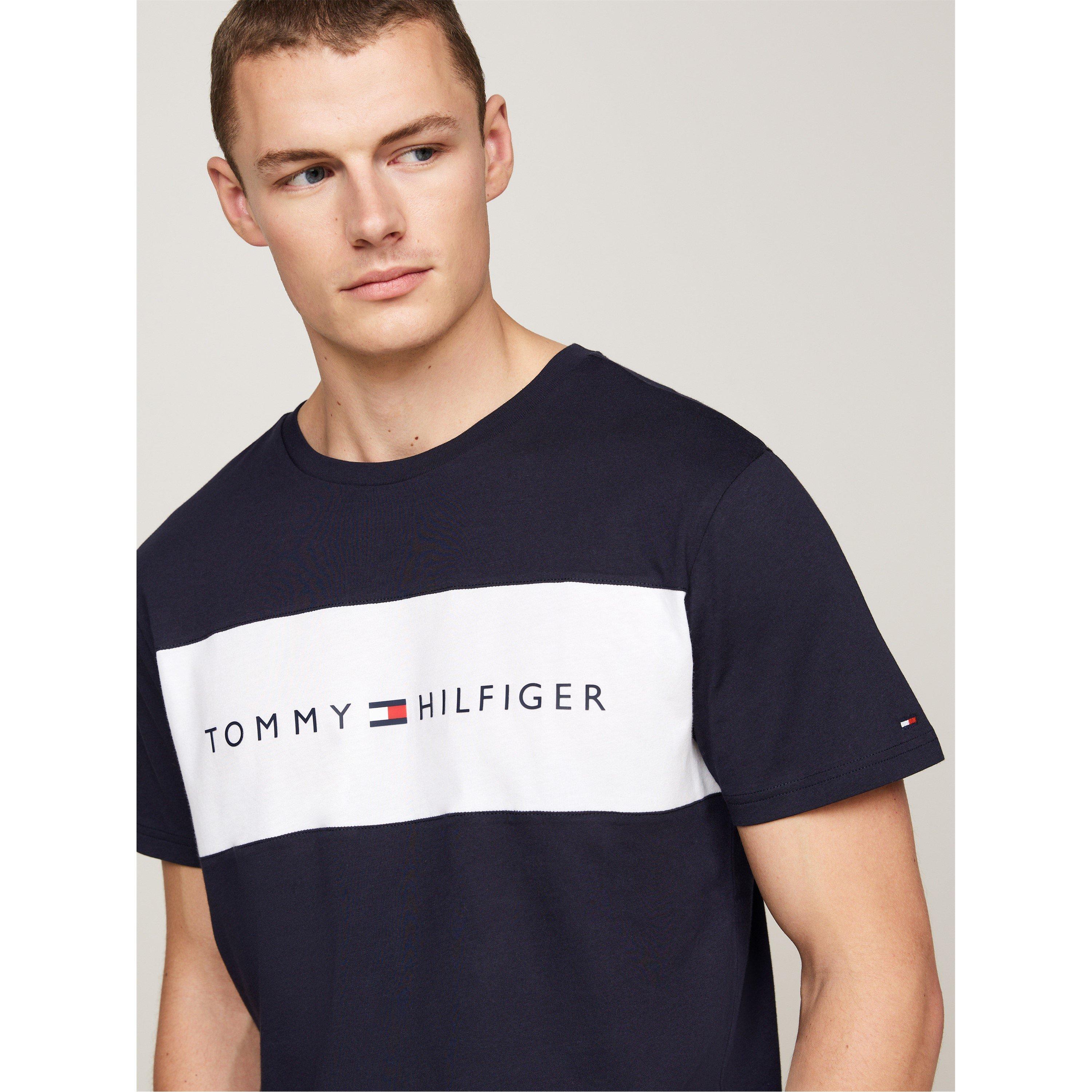 Tommy Hilfiger Cotton Panel T Shirt