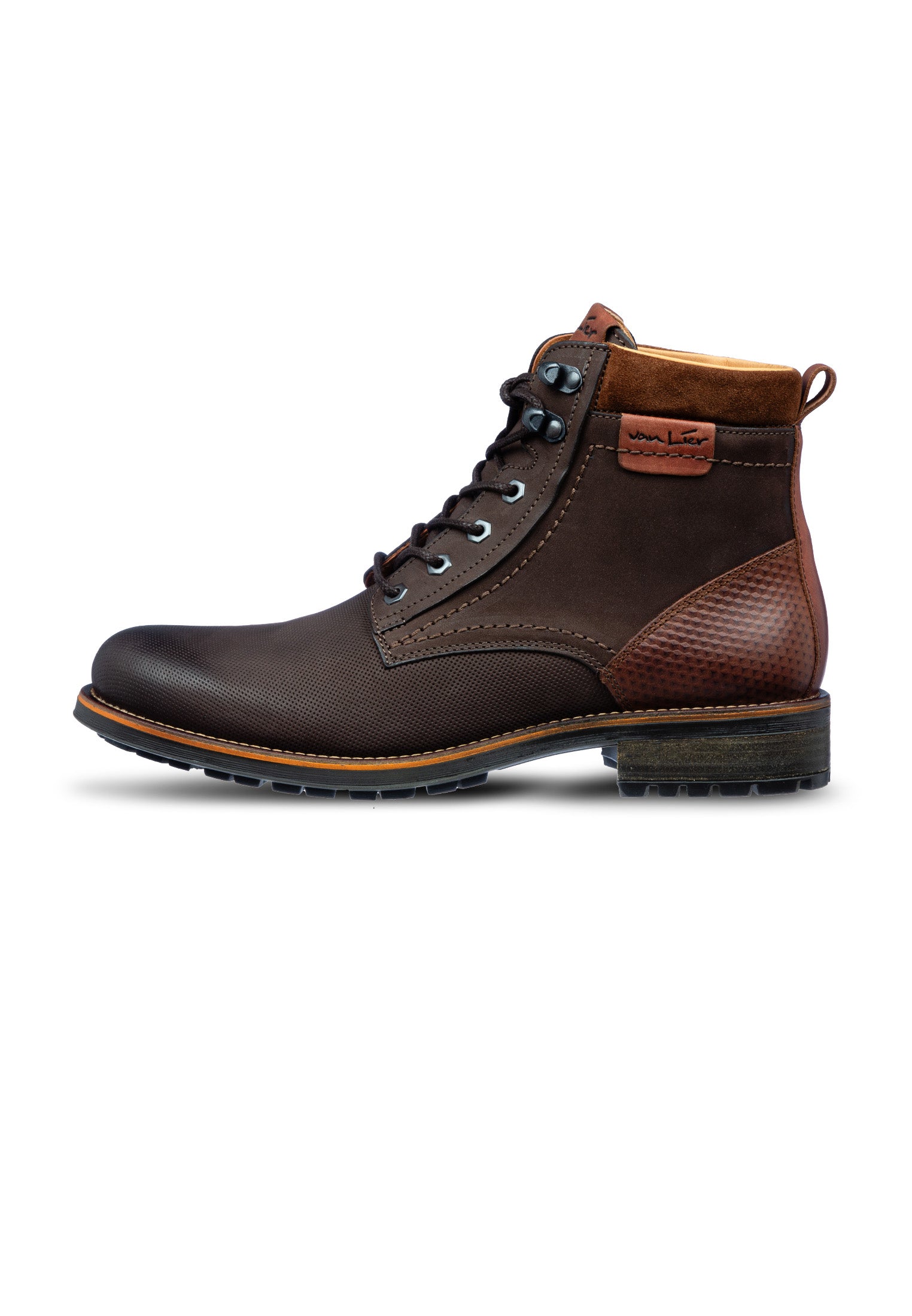 Testa di Moro bruin nubuck Fritz boot