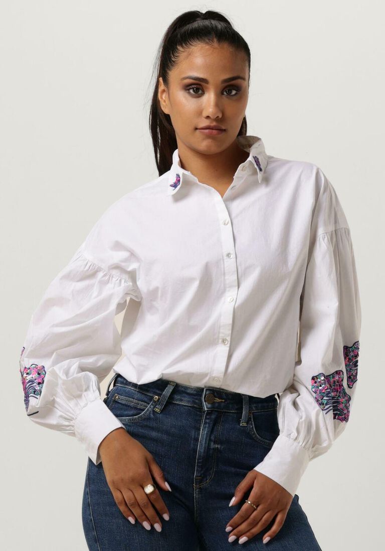 POM AMSTERDAM witte pom amsterdam blouse maxime ecru