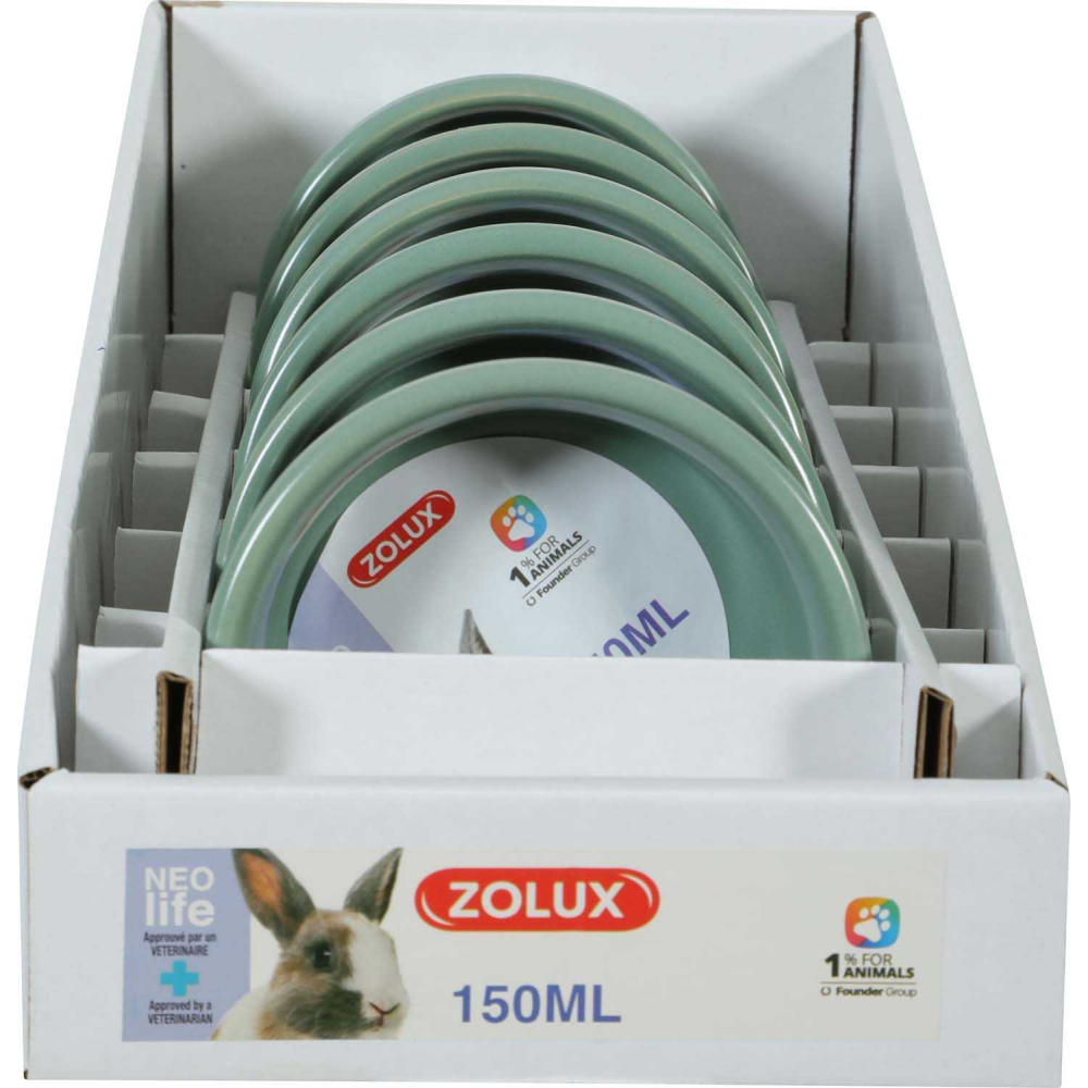 Ecuelle en céramique pour lapins neolife 150 ml