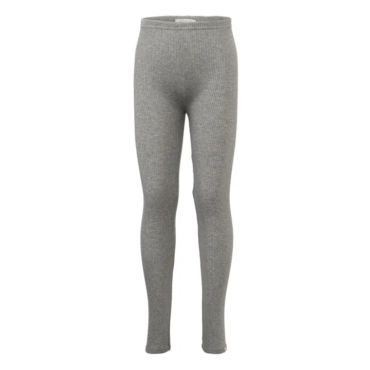 Minimalisma Legging Bieber Soie et Coton Bio | Gris