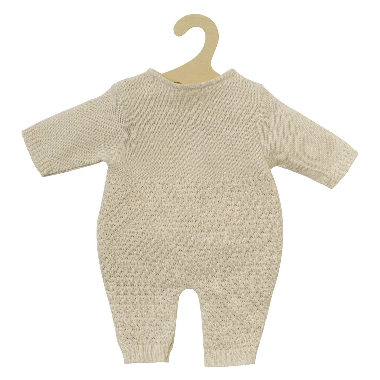Poppen Brei Overall Ecru, 35-45 cm