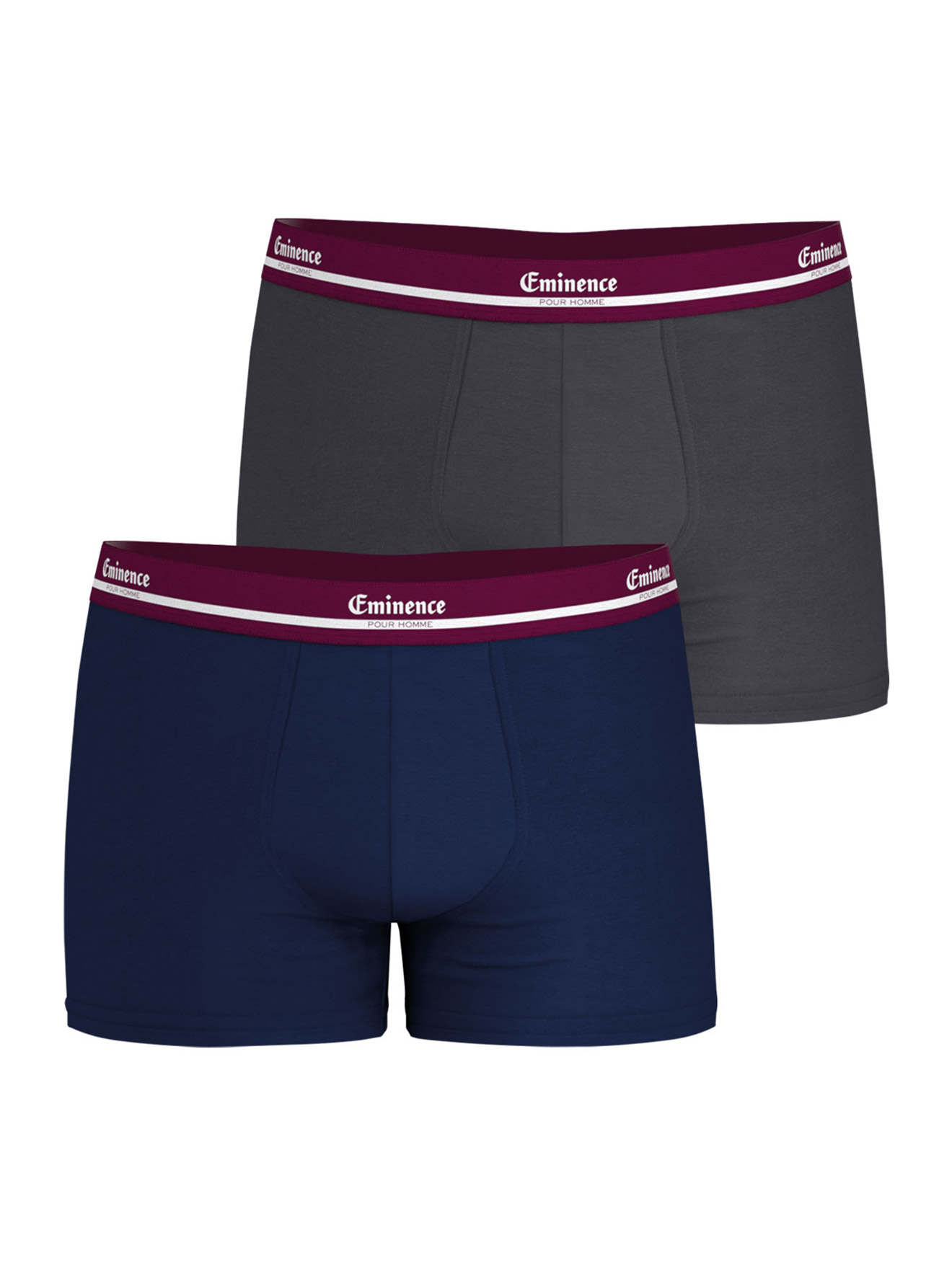 Lot de 2 boxers coton stretch