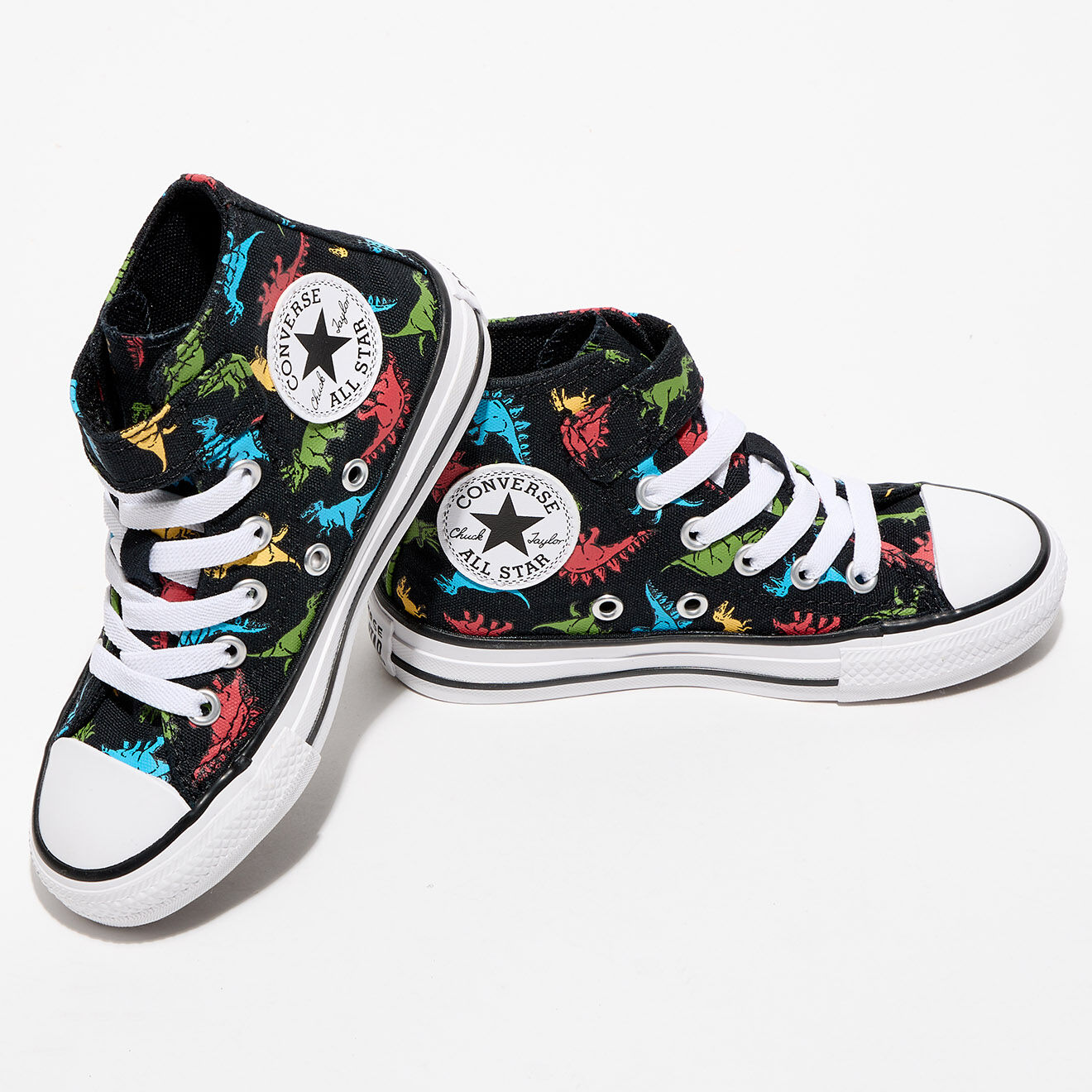 Converse Baskets Chuck Taylor Dinosaures noir/multicolore