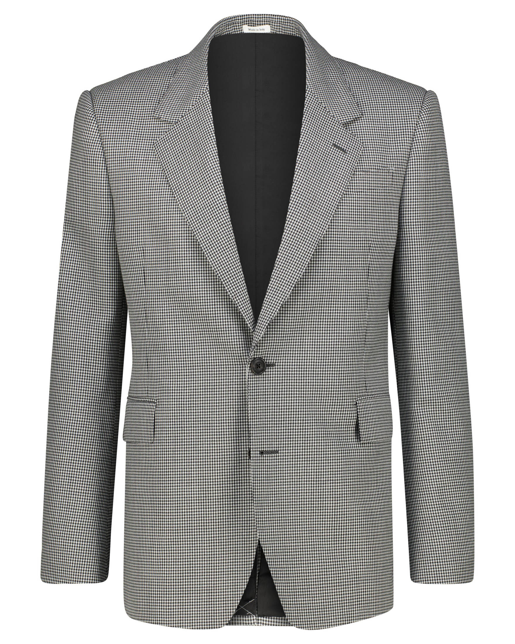 Alexander McQueen| Herren Sakko aus Wolle mit Hahnentrittmuster