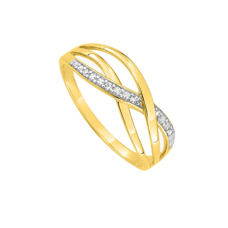 Bague Femme - Oxyde de zirconium - Or 18 Carats