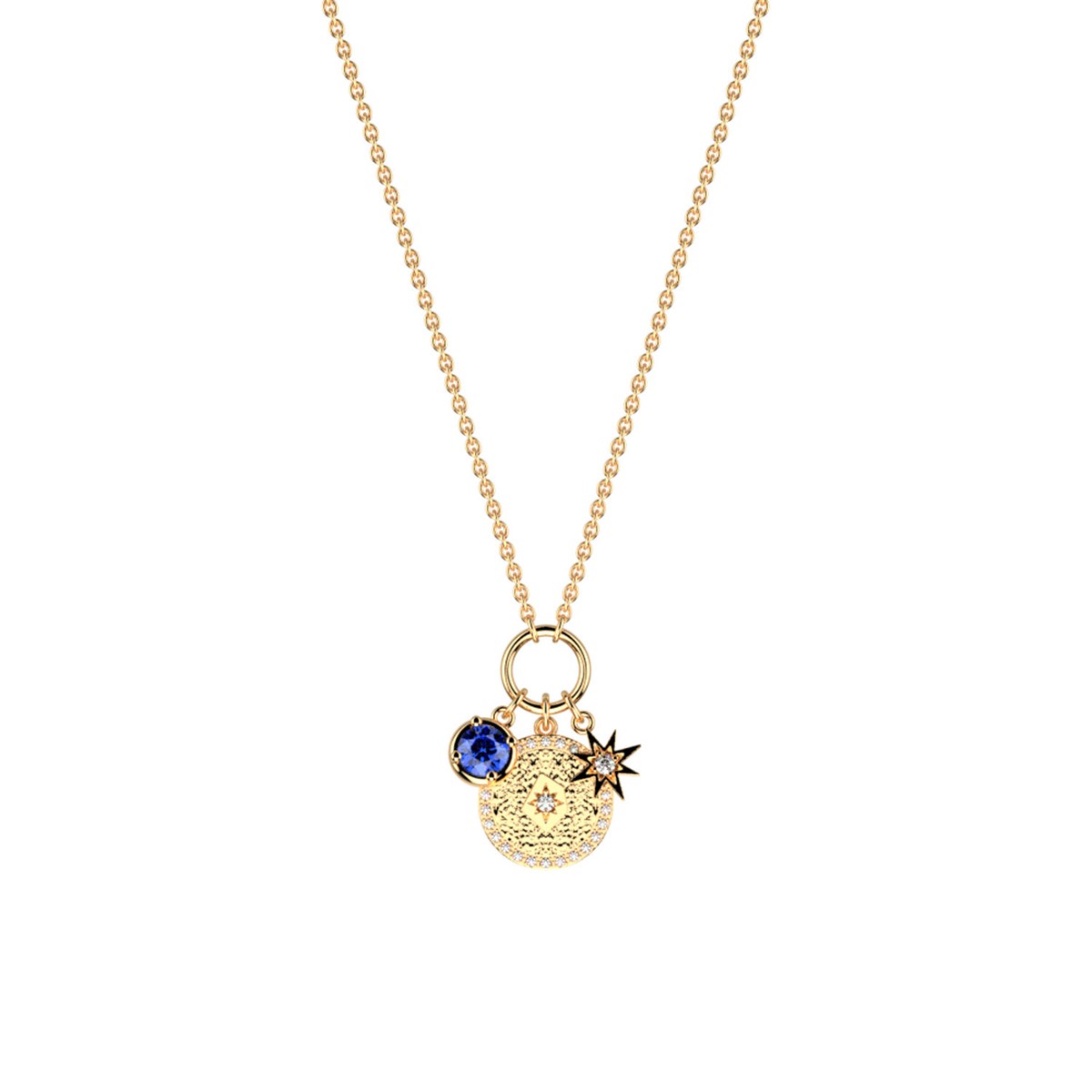 Collier Les Cadettes Birthstonemars aigue-marine
