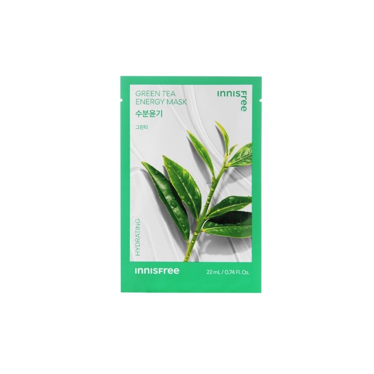 Innisfree Squeeze Energy Mask Green Tea Feuchtigkeitsspendende Tuchmaske 22 ml