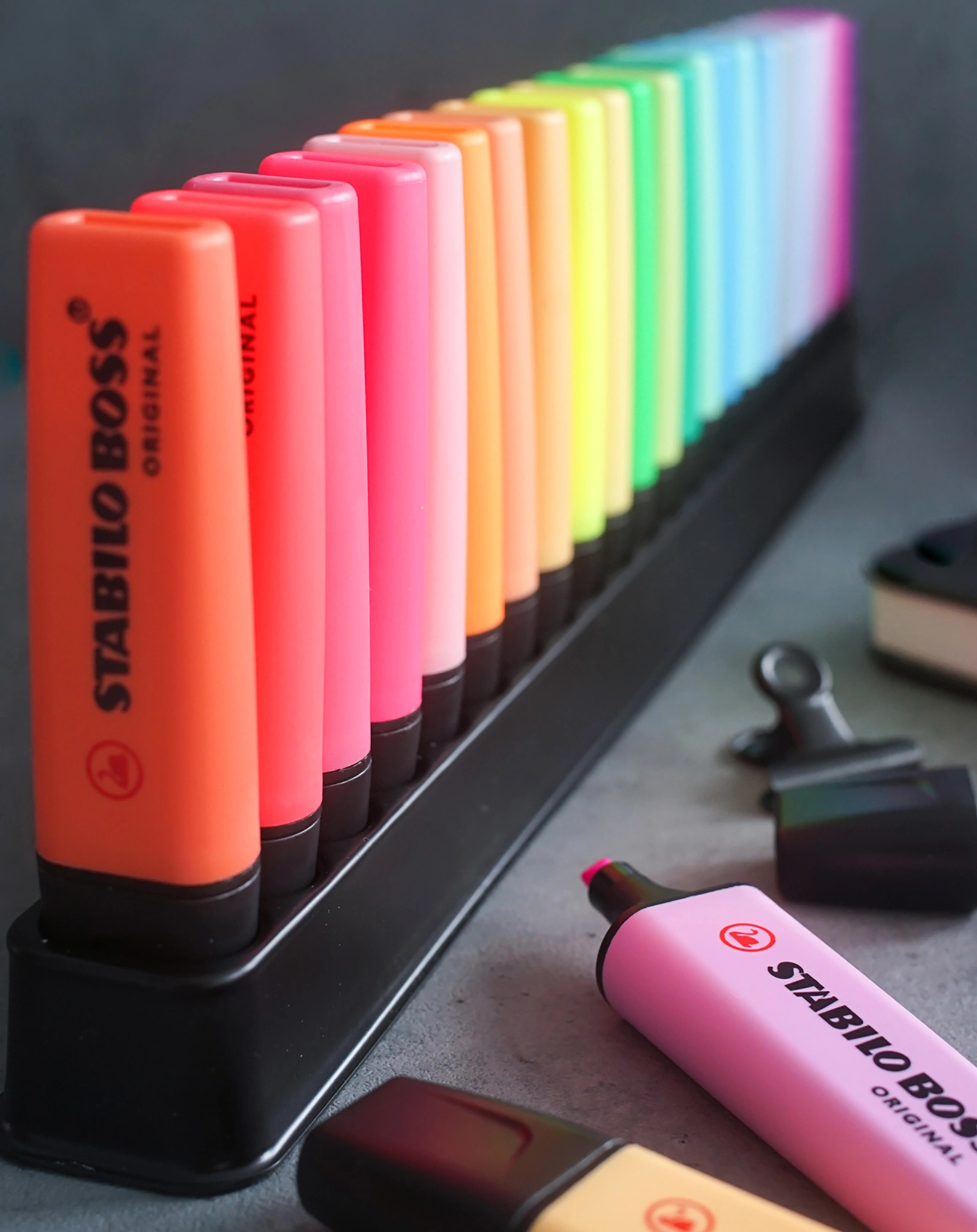 Textmarker STABILO® BOSS ORIGINAL Neon+Pastell 23er-Pack