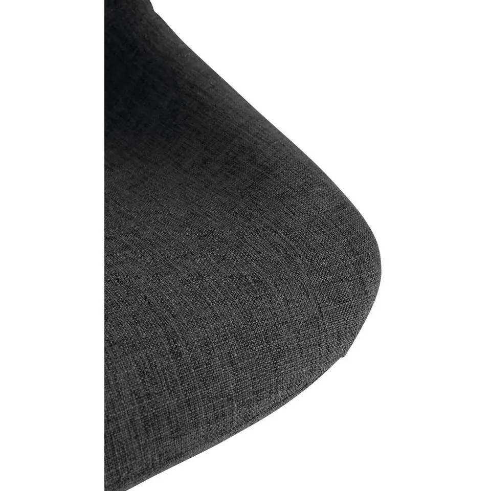 CLP Barkruk Loft zwart Frame - Stof - zwart