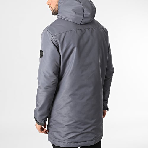 Veste Zippée Capuche Ymams Gris