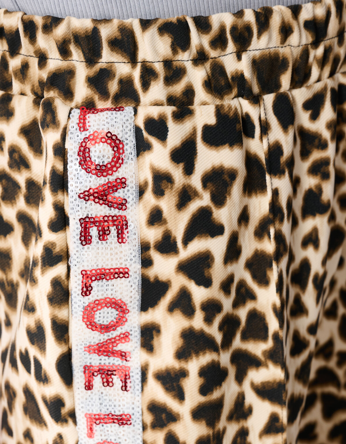 Leopard Heart Broek Lichtbruin