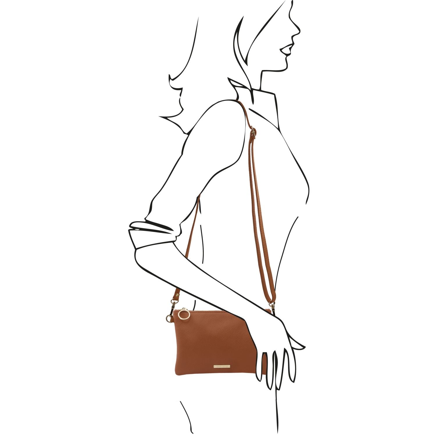 TL142029 – TL Bag – Soft leren Clutch