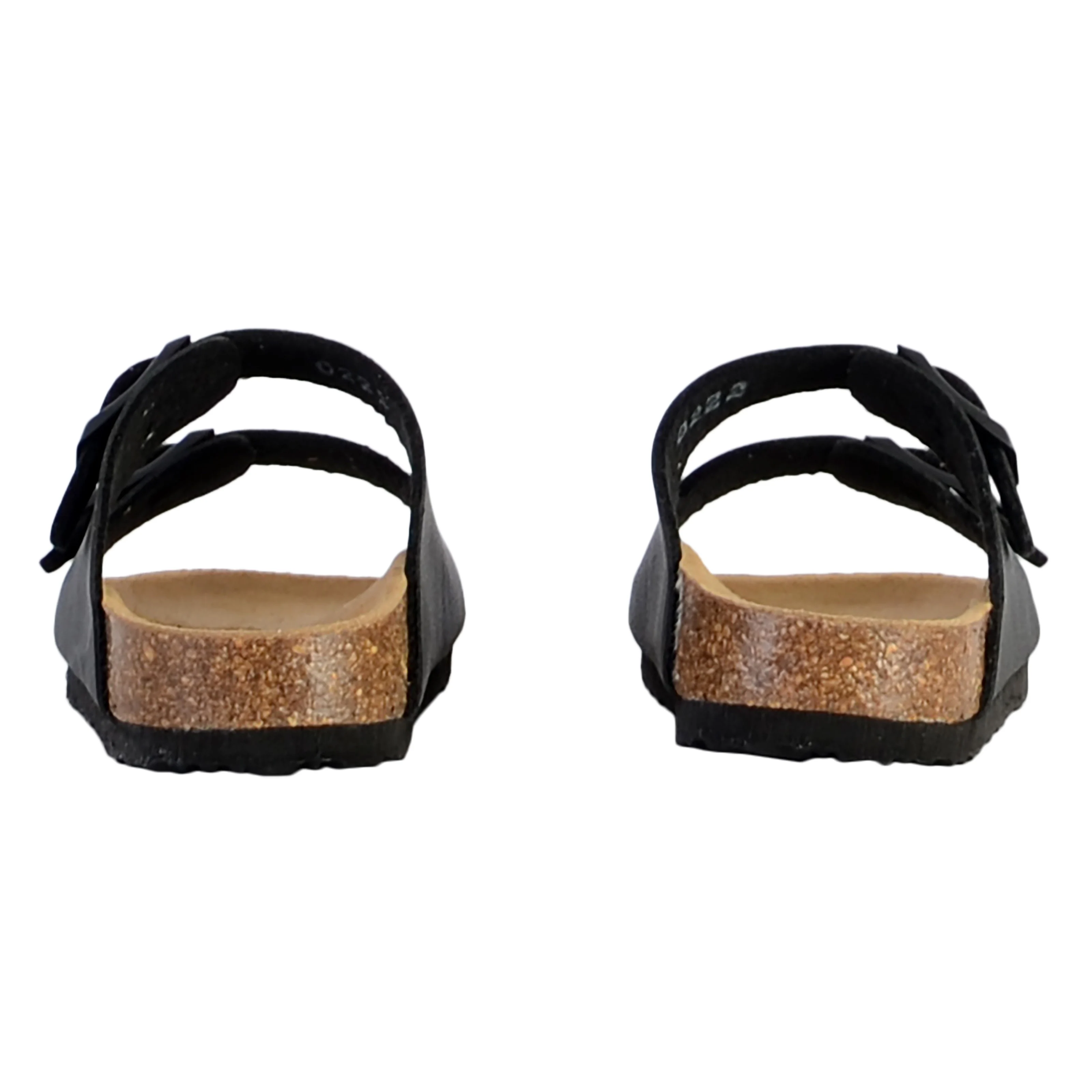 Mules cuir enfantalex | Noir