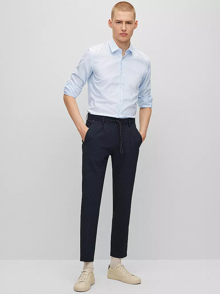 BOSS Hemd Slim Fit HANK hellblau