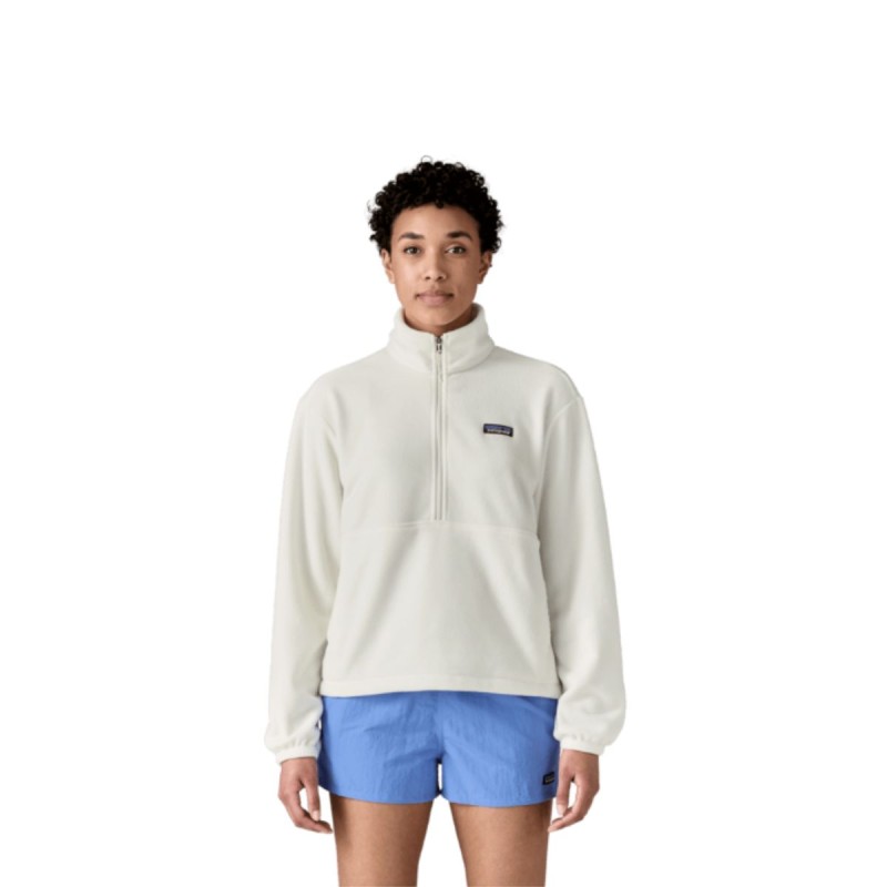 Pull micropolaire Femme Patagonia  Zip Fleece - Blanche - The Corner Shop