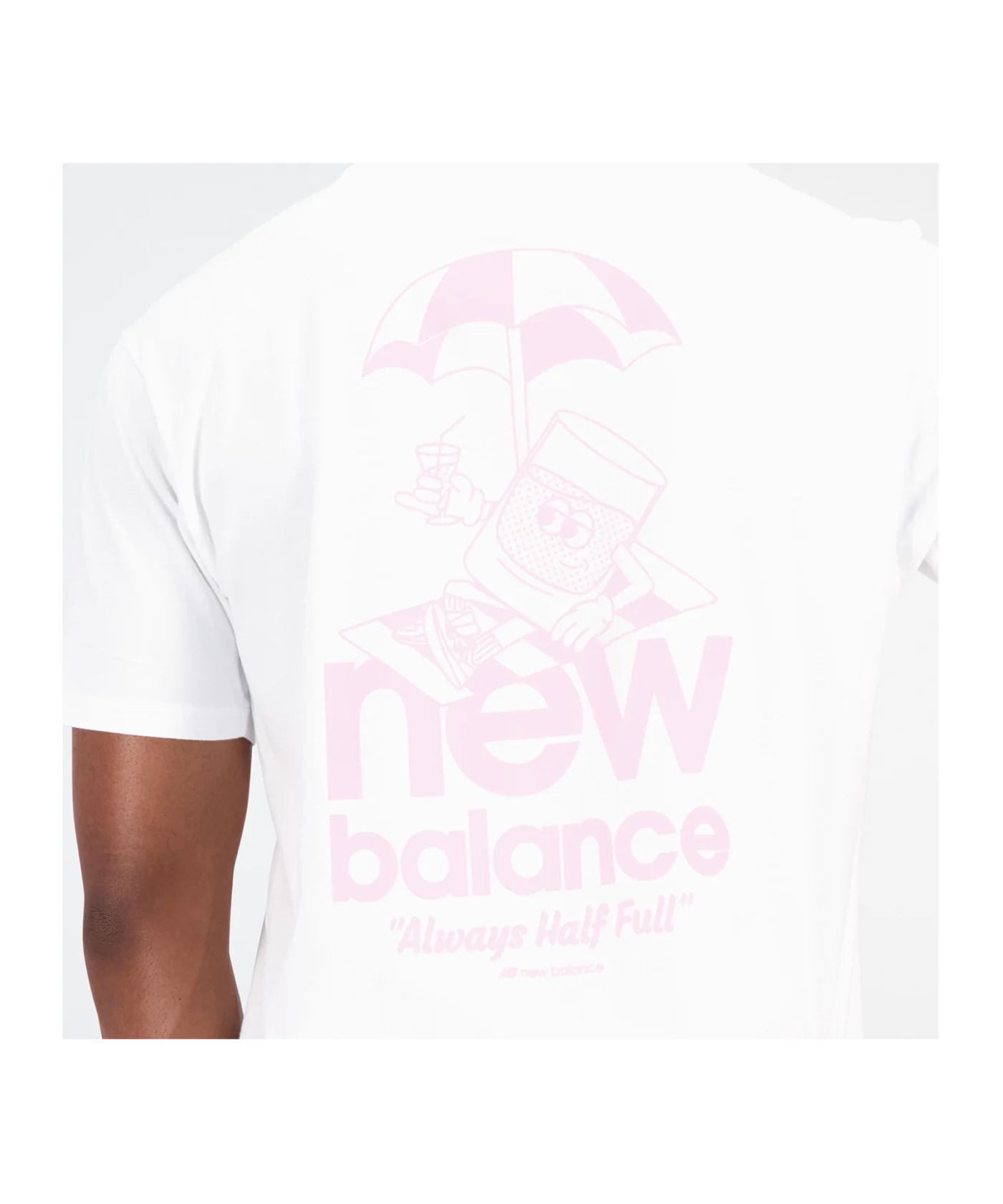 New Balance Always Half Full T-Shirt Weiss FWT