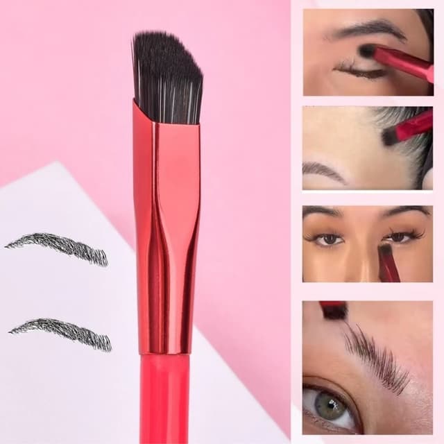 Vinklet øjenbrynsbørste Eyeliner Makeup Brush Makeup Brush