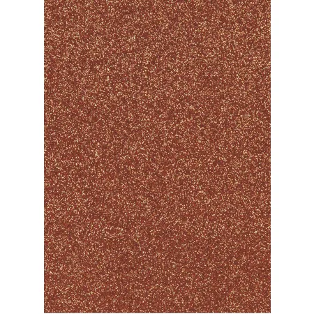 Glorex Glitterpapier brillant rotgold, A4