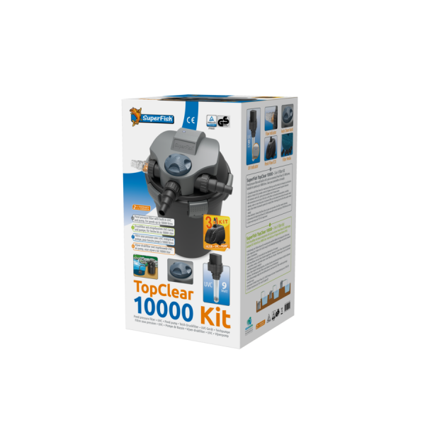 Superfish topclear kit 10000 uvc-9w