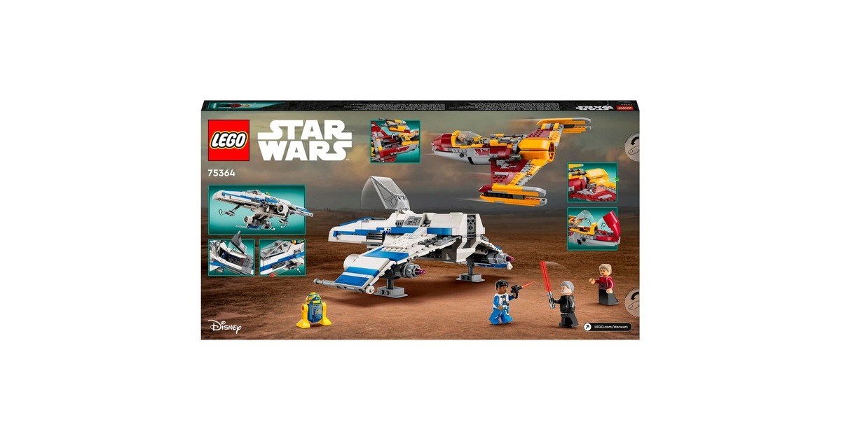 LEGOStar Wars - New Republic E-wing vs. Shin Hati's Starfighter Constructiespeelgoed  (75364)