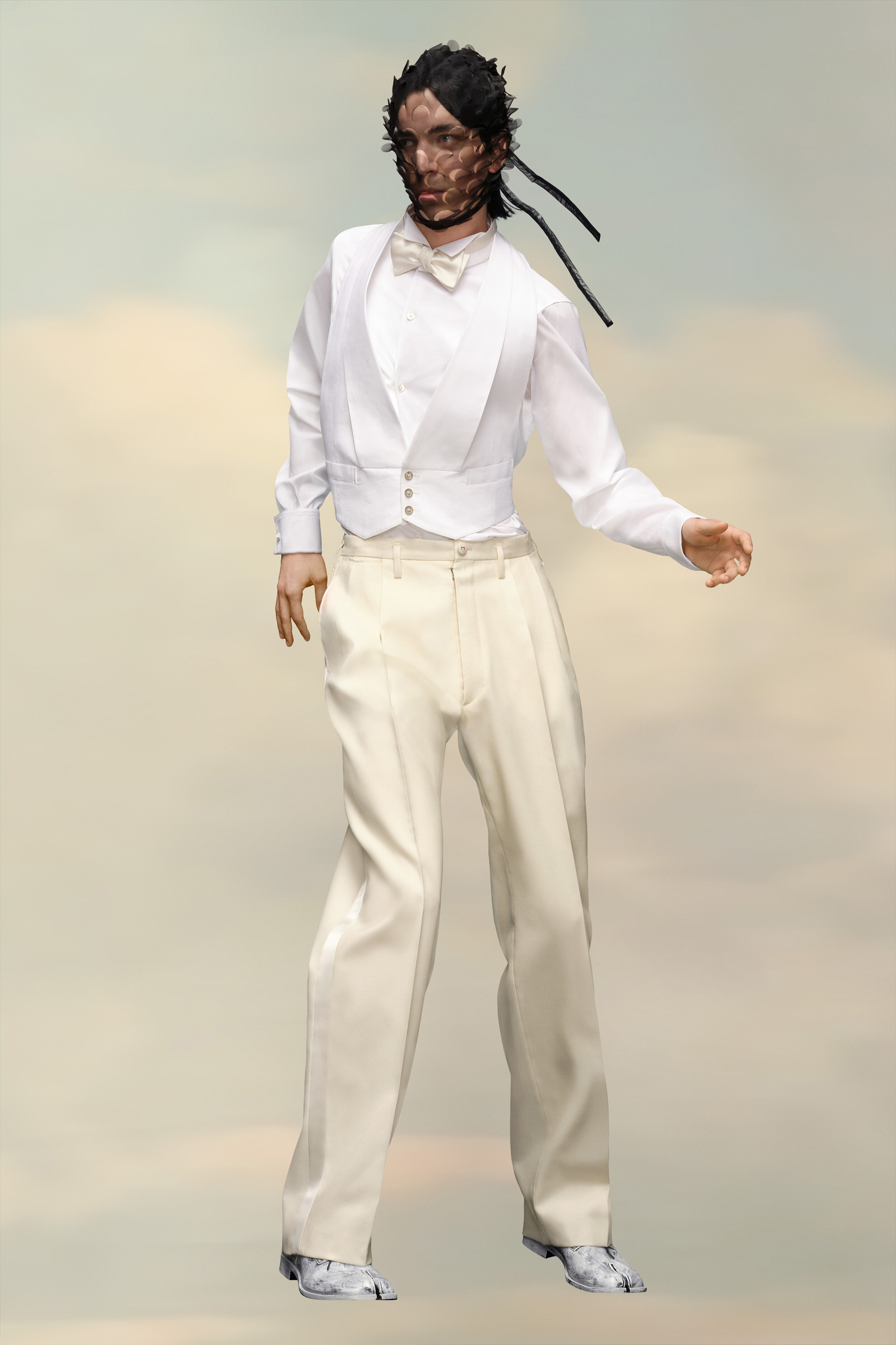 Pantalon plissé