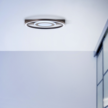 Brilliant plafondlamp Maureen 22W 2900lumen zwart